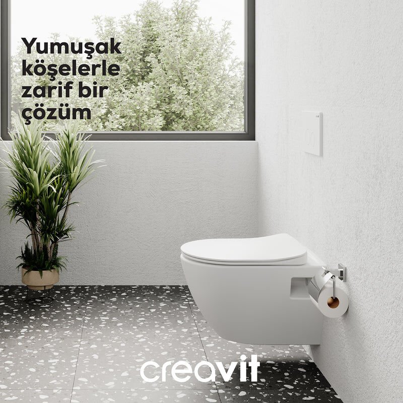 Creavit Terra Asma Klozet Beyaz