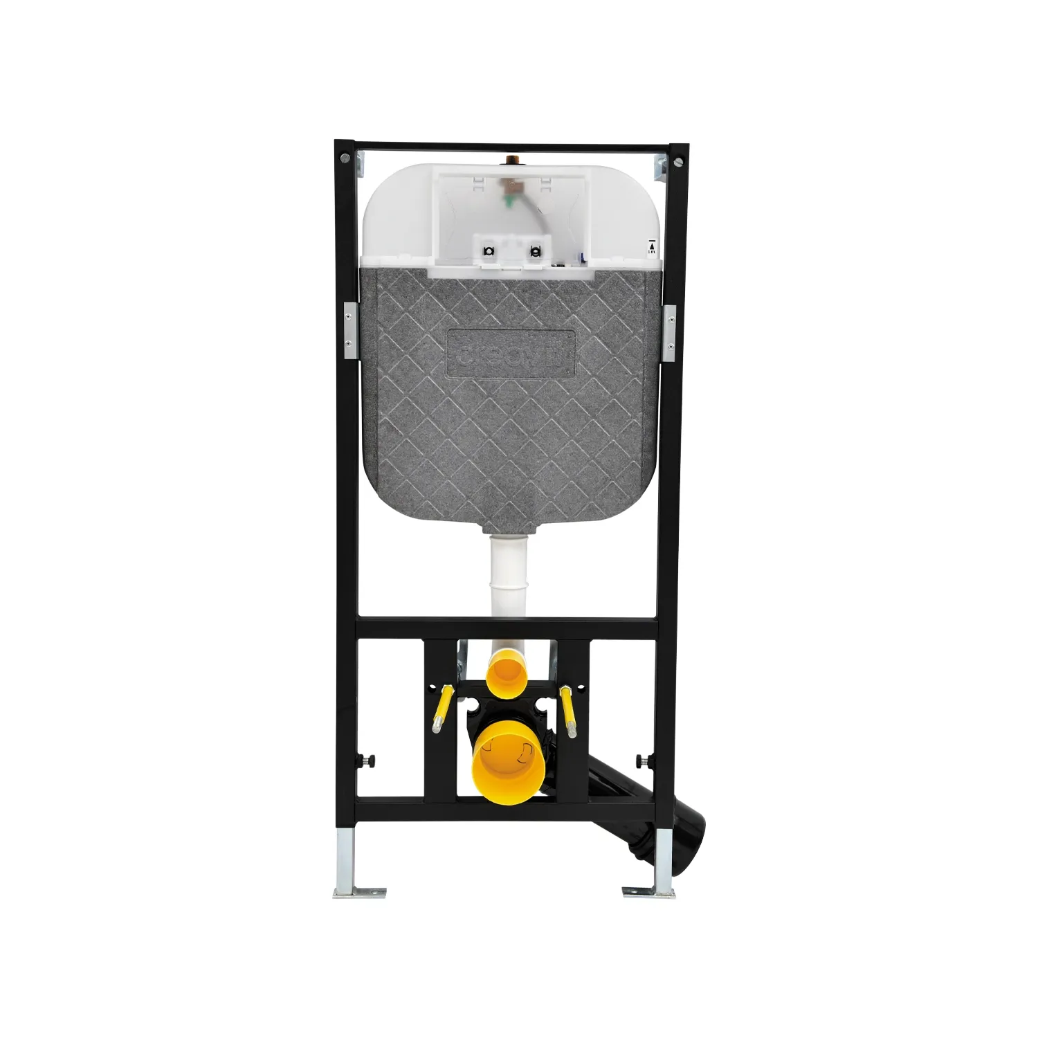 Creavit Asma Klozetler için Duvar Önü Alçıpan Uygulamalı Set Hızlı Montaj 3-6 L Gövde