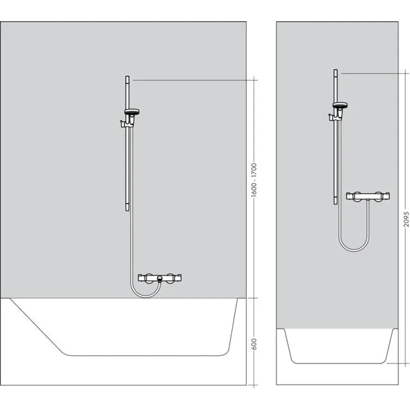 Hansgrohe Crometta Vario Sürgülü Duş Seti Krom