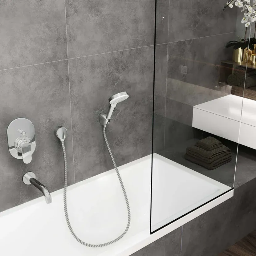 Hansgrohe Vernis Blend Vario Porter Duş Seti 1.6 m Krom