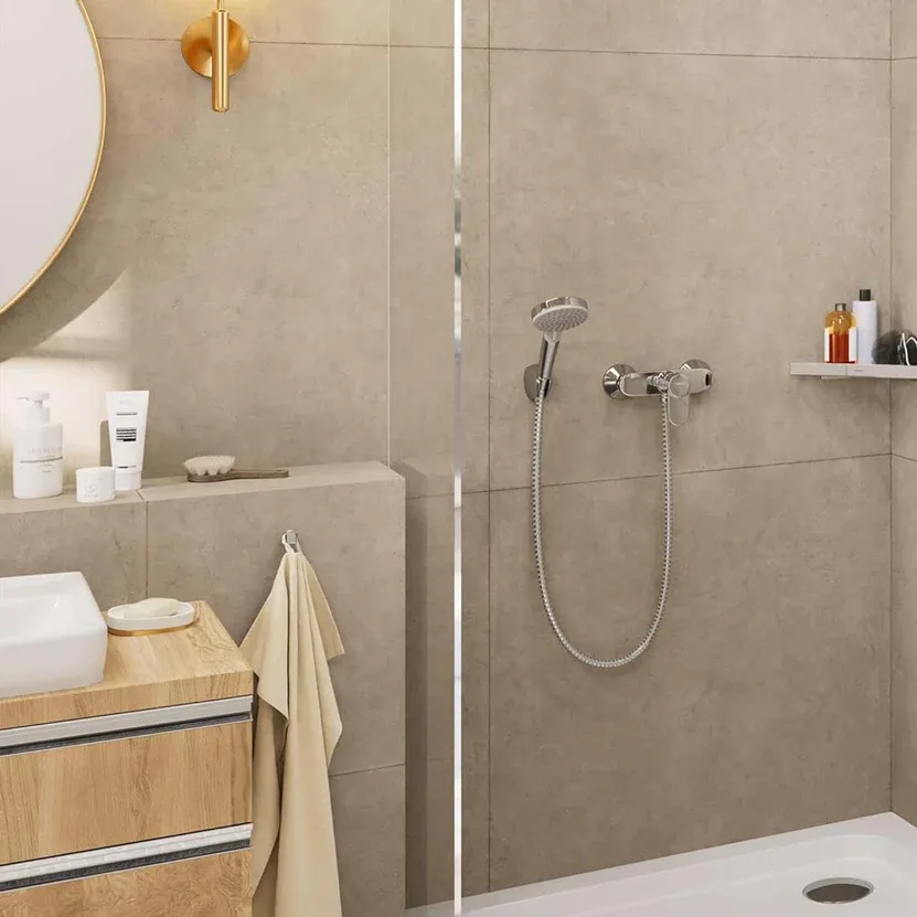 Hansgrohe Vernis Blend Vario Porter Duş Seti 1.6 m Krom