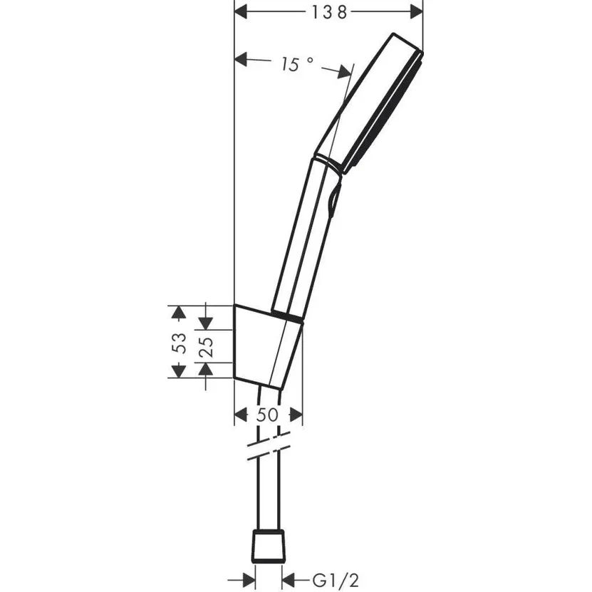 Hansgrohe Pulsify Porter Duş Seti 1.6 m