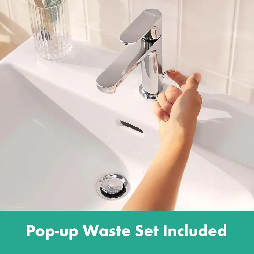 Hansgrohe Rebris S Lavabo Bataryası 110 Kumandalı Krom