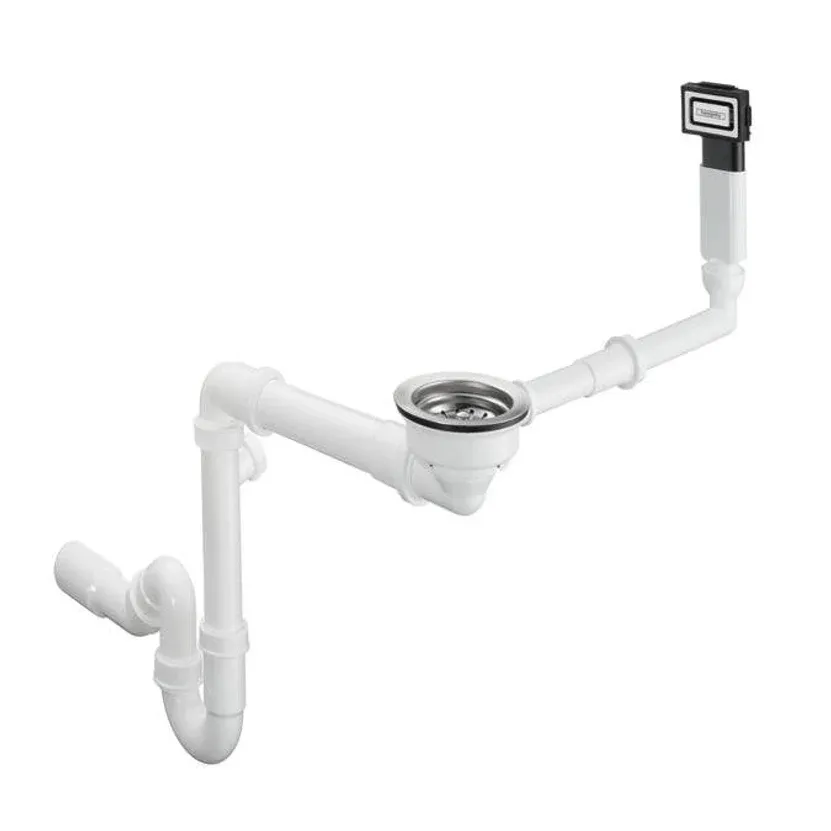 Hansgrohe D16-10 Tek Gözlü Granit Eviye için Manuel Gider Sifon Takımı