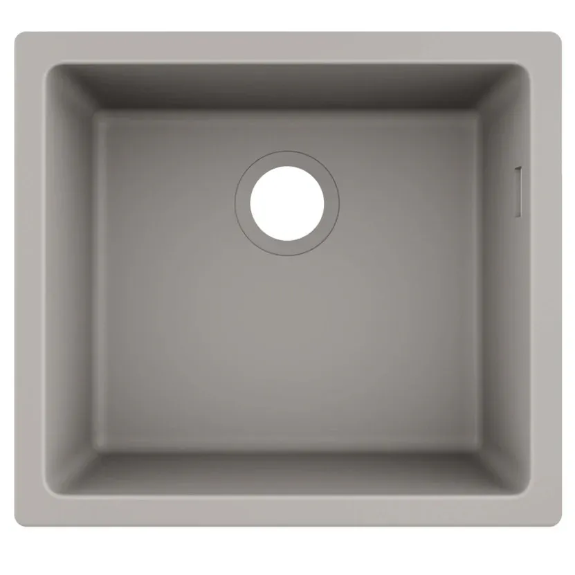 Hansgrohe Tezgah Altı Granit Eviye Beton Grisi