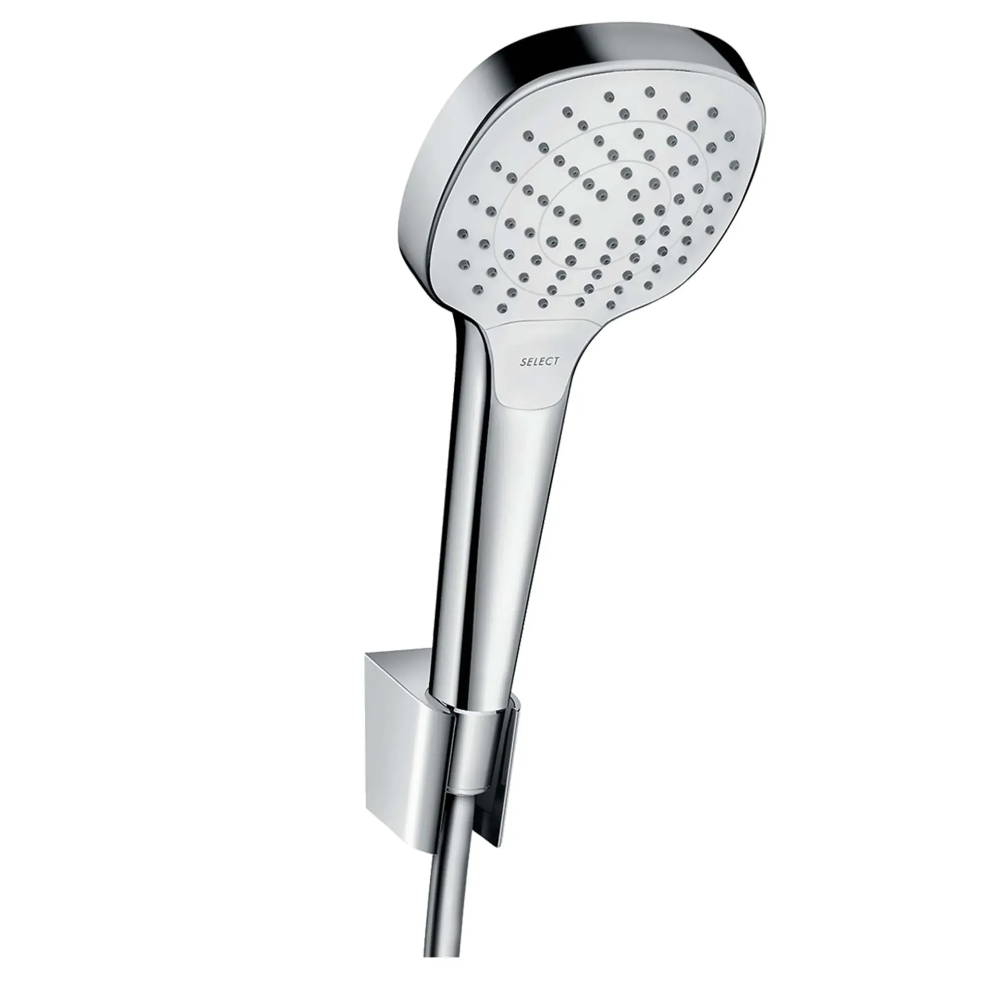 Hansgrohe Croma Select E Vario Porter Set Beyaz Krom