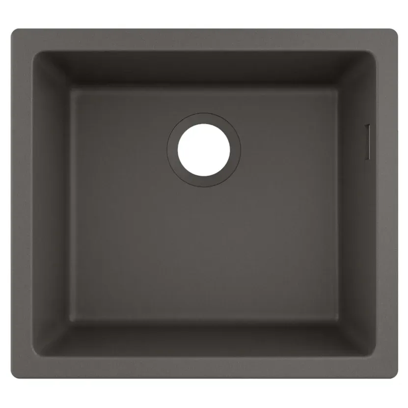 Hansgrohe S510-U450 Tezgah Altı Granit Evye Taş Grisi