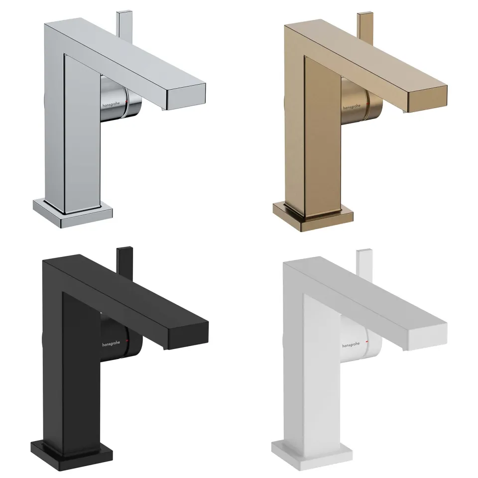 Hansgrohe Tecturis E Tek Kollu Lavabo Bataryası Beyaz