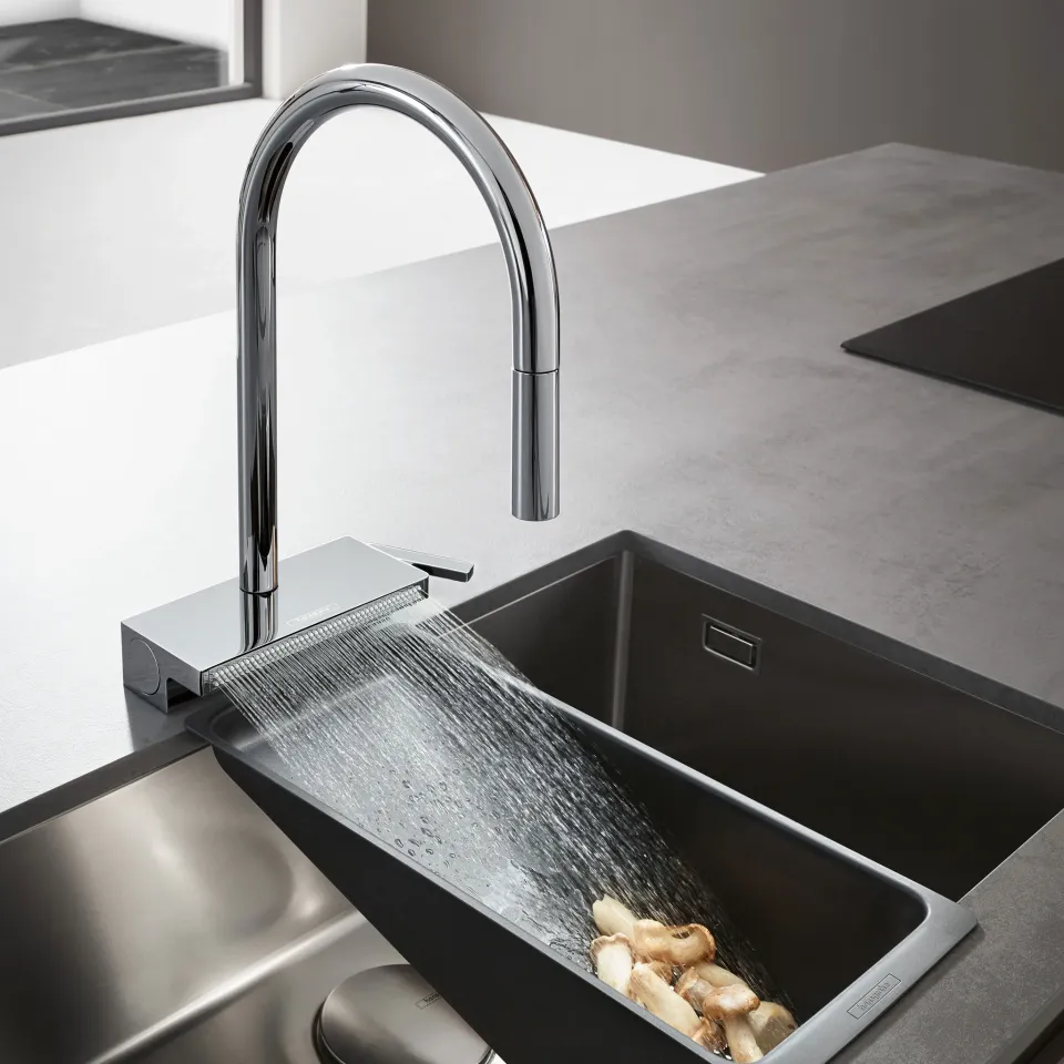 Hansgrohe Aquno Select M81 Spiralli Eviye Bataryası sBox KROM
